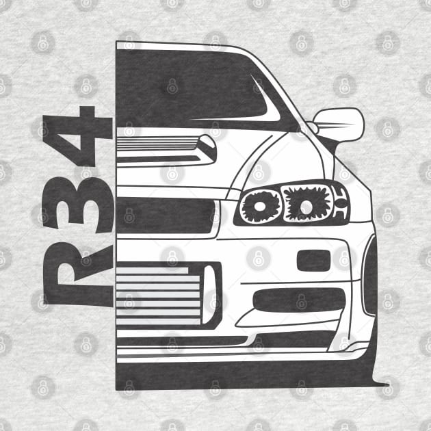 Nissan R34 by Aestcoart